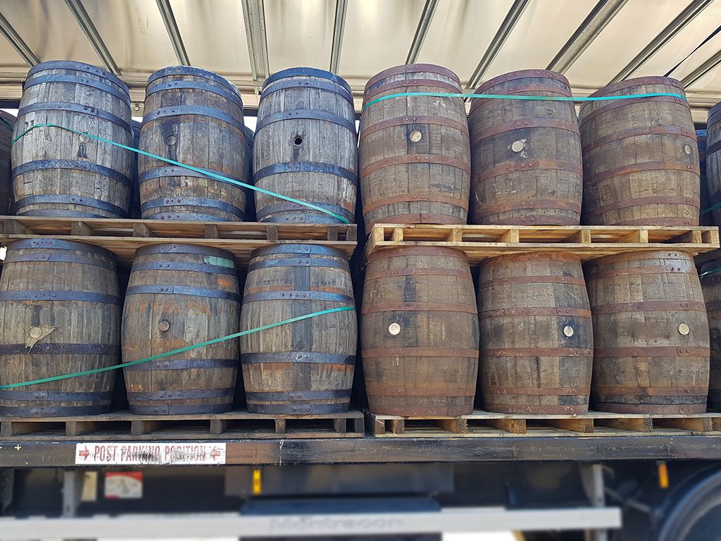 Reclaimed Oak Barrels