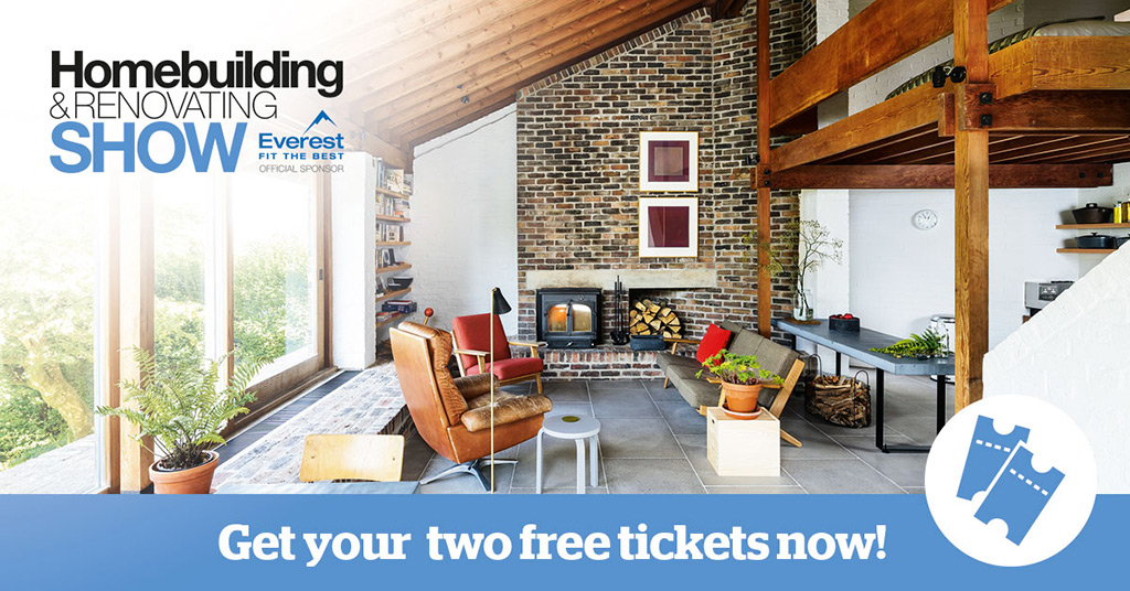 Register for FREE tickets to the Homebuilding & Renovating Show