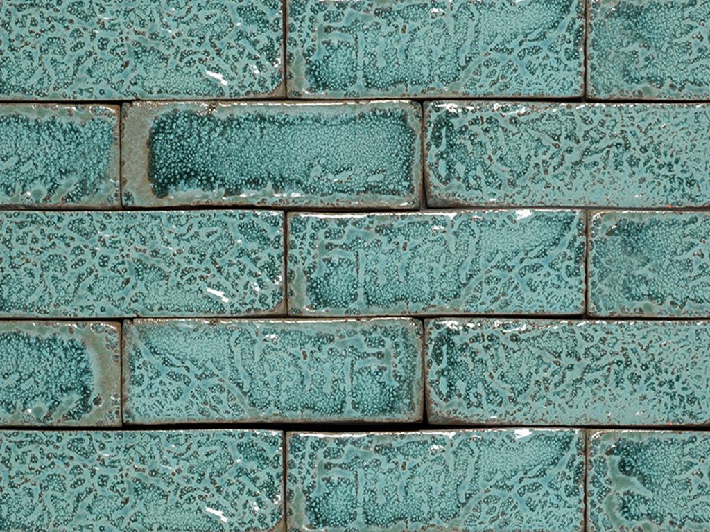 Amazonite Glazed Brick Tiles