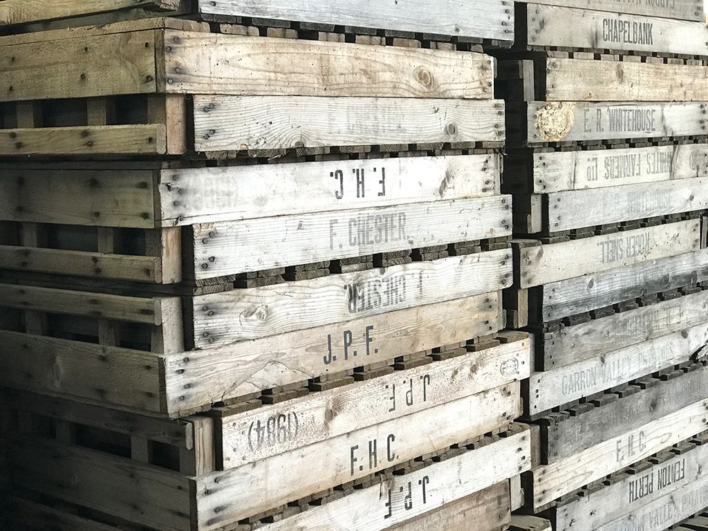 Reclaimed Potato Crates