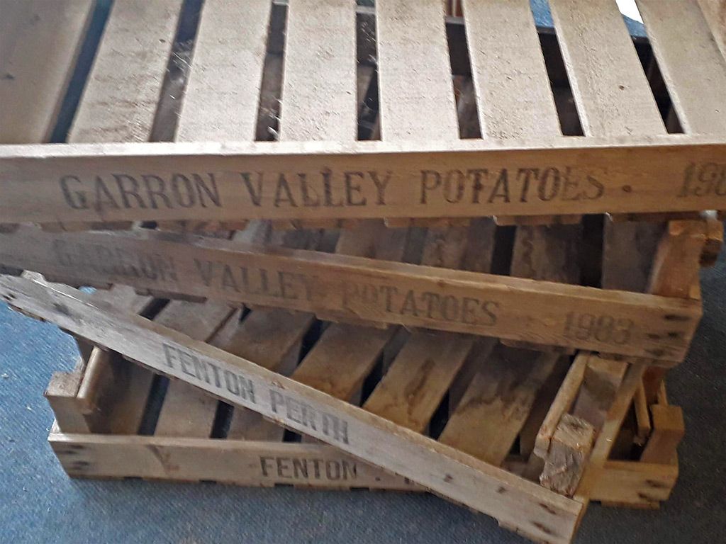Reclaimed Potato Crates