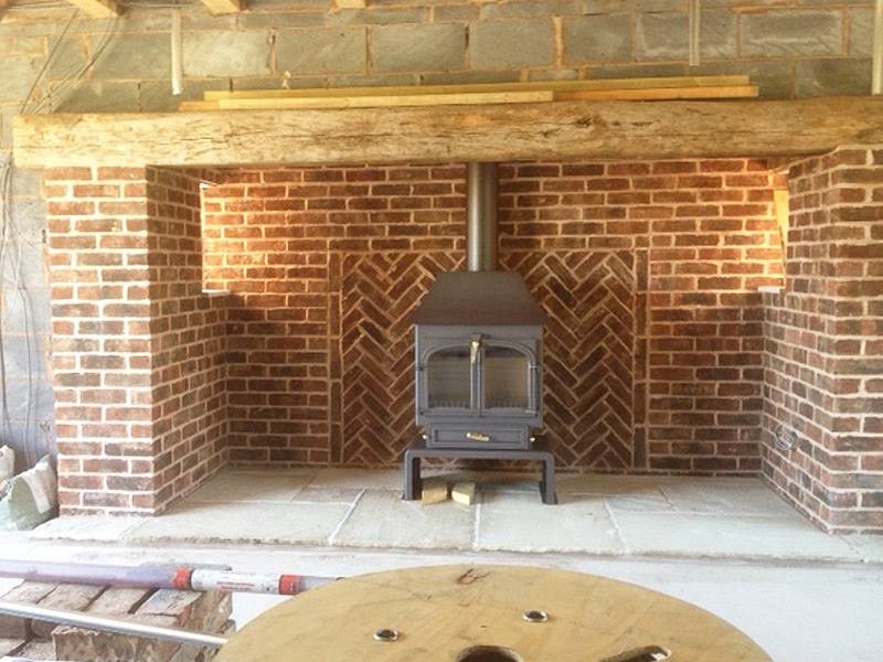 Fireplace Facade Over Brick Fireplace Guide by Linda