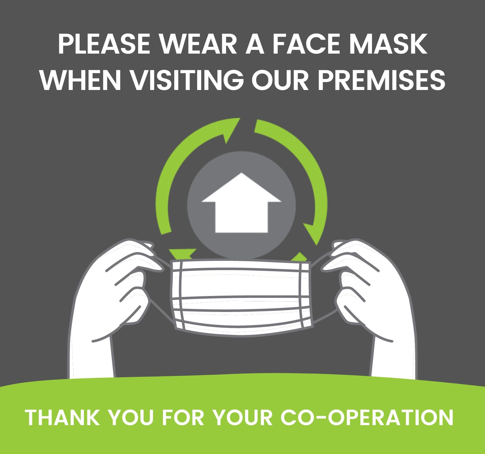 COVID-19 Update: Please Wear a Mask When Visiting our Premises 