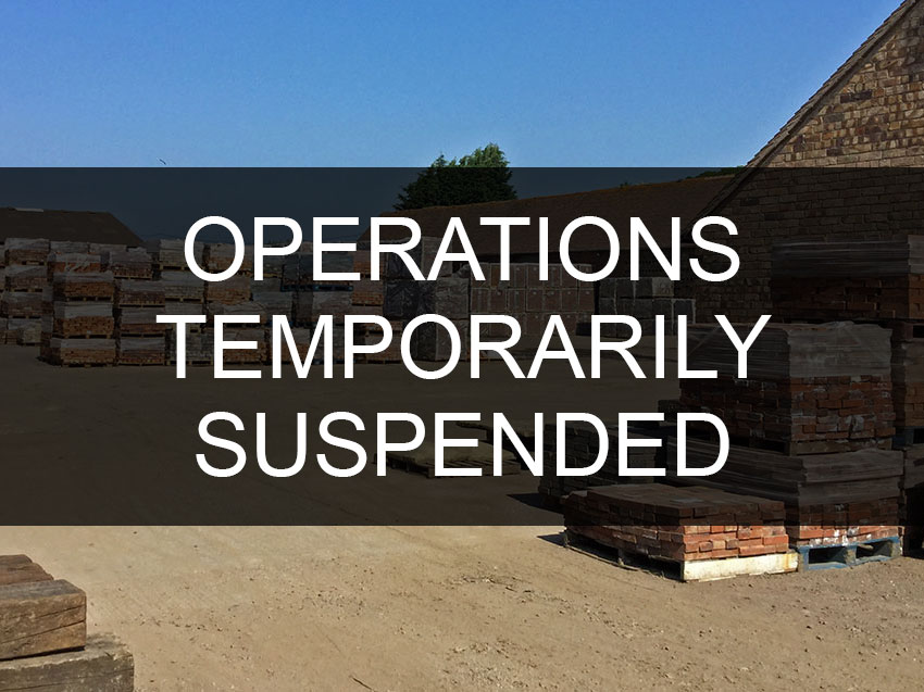 COVID-19 Update: Operations Temporarily Suspended